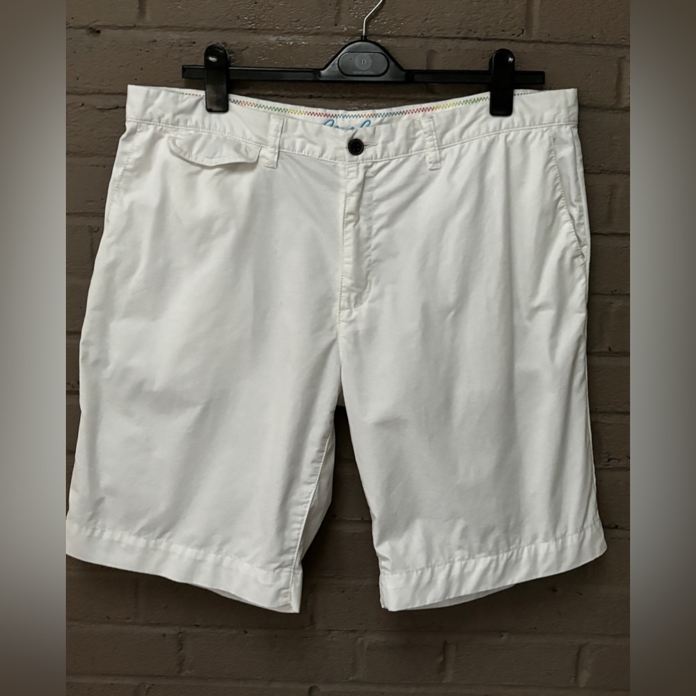Robert Graham white cotton shorts 40